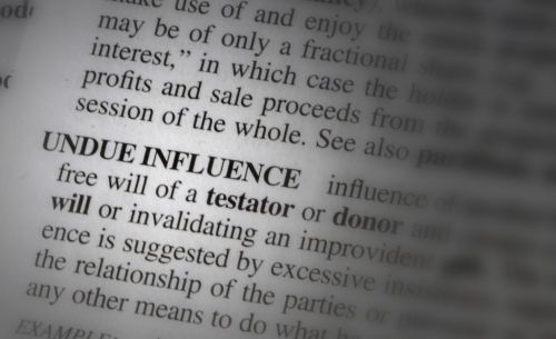 What is Undue Influence?