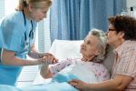 elderly woman in a hospital - guardianship concept